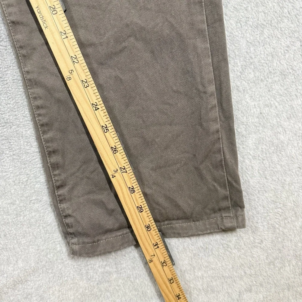 Diesel KULTER Straight Leg Chinos Mens 31x31 Dark Beige Canvas Pants READ Tag 33